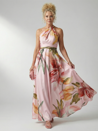 Emilia | Sukienka Maxi Kwiatowa