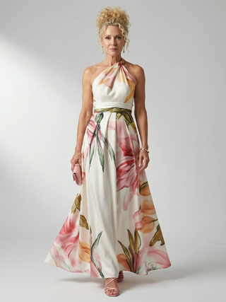 Emilia | Sukienka Maxi Kwiatowa