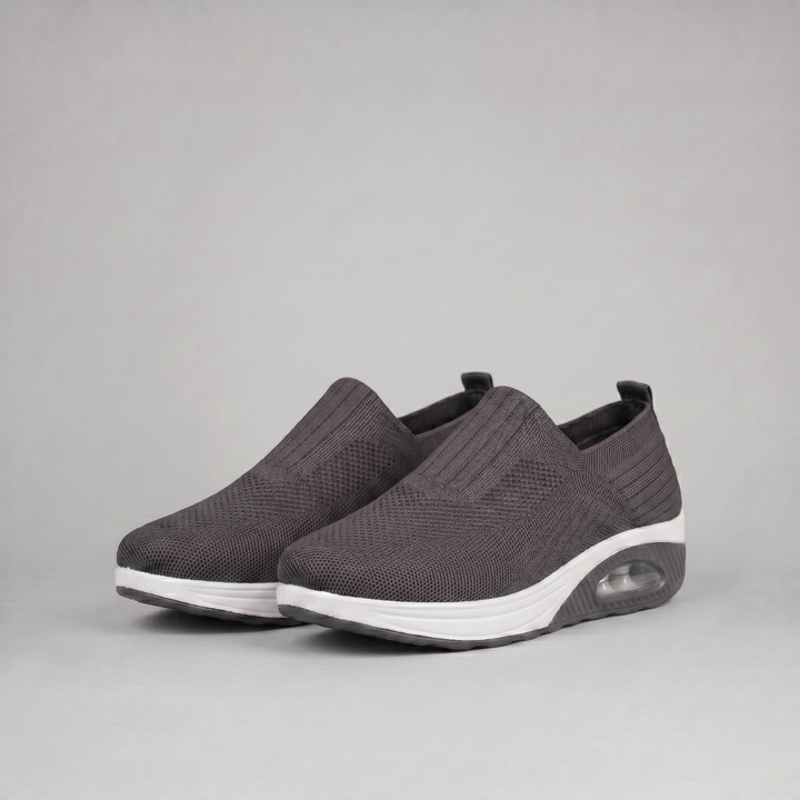 Wygodne Damskie Sneakersy Wsuwane na Platformie z Poduszką Powietrzną — Sportowe Buty Slip On bez Sznurowadeł | Sylnia Butik