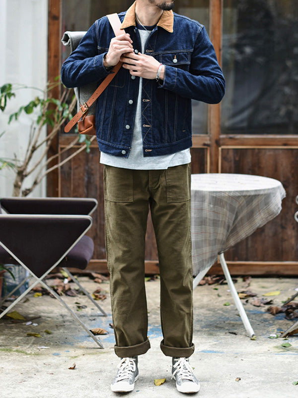 Męskie Proste Spodnie Casual Inspirowane Spodniami OG-107