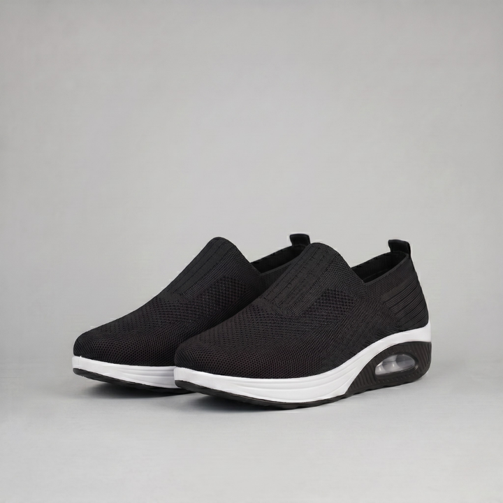 Wygodne Damskie Sneakersy Wsuwane na Platformie z Poduszką Powietrzną — Sportowe Buty Slip On bez Sznurowadeł | Sylnia Butik