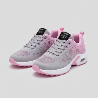 Damskie Buty Sportowe Sznurowane z Poduszką Powietrzną