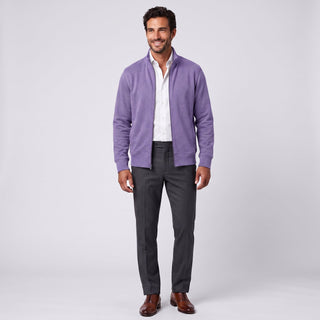 Bluza Męska Rozpinana na zamek ze stójką i bocznymi kieszeniami