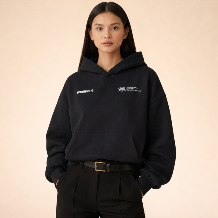 Stylowa Bluza Damska z Kapturem o Luźnym Kroju Oversize
