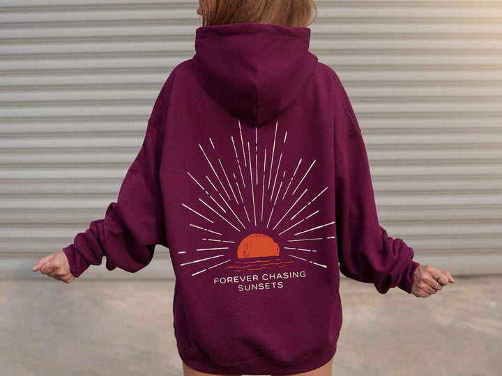 Wyrazista Bluza Damska z Kapturem o Luźnym Kroju Oversize